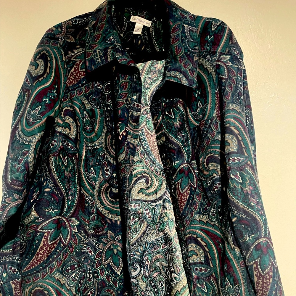 Croft&barrow Shacket size 3 x